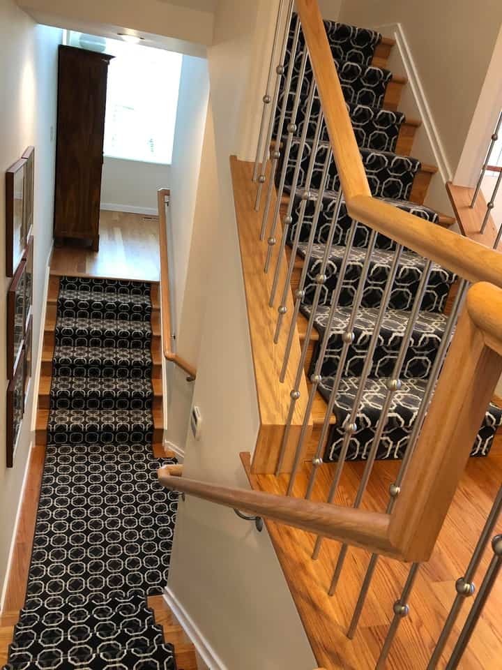 Stair Runner Rug for Landings and Hallways Near Hillsborough and Princeton, New Jersey (NJ)